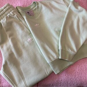 Adidas Originals Mint Green Sweatsuit Set